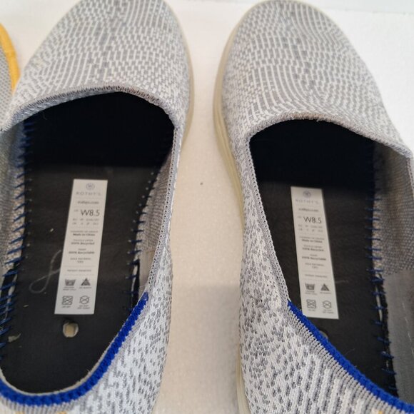 Rothy's Opal Python Slip On Sneakers Size 8.5 - Picture 12 of 16